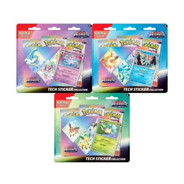 Pokemon Evoluzioni Prismatiche | Blister con 3 Buste e Adesivo ITA - 1 Pezzo Casuale