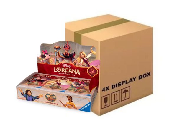 Disney Lorcana TCG - Il Regno di Jafar - Case da 4 Box display 24 buste - ITA